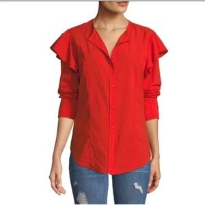 Current/Elliott The Ashley Shirt POINCIANA (2) New
